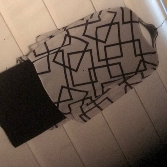 Dress - Black Symmetric - Picture 2 of 2